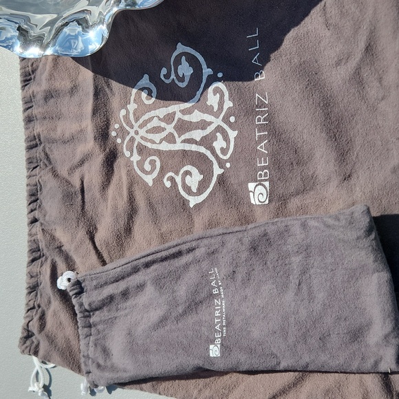 Beatriz Ball Metalware Bowl with Serving Spoons - Picture 4 of 5